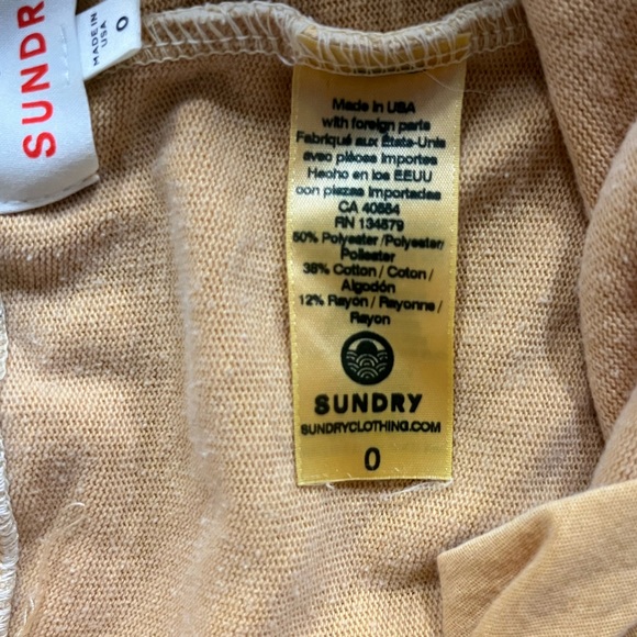 SUNDRY SIDE STRIPE SWEATPANTS JOGGERS 0 XS - Picture 9 of 9